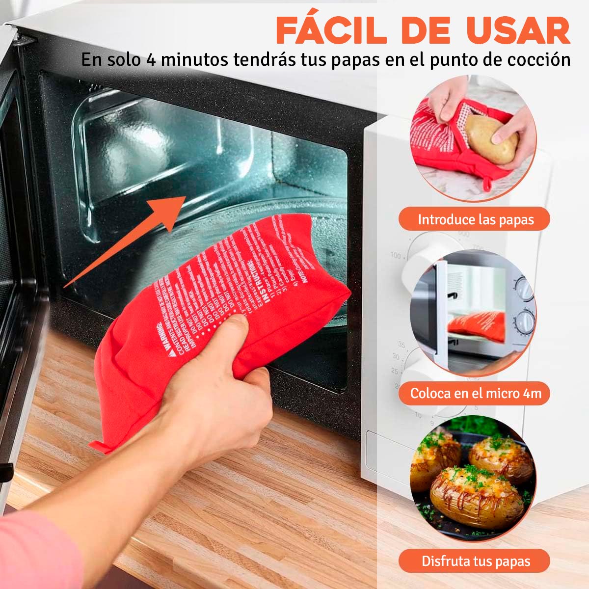Miniatura 2 de Bolsa Para Cocinar Papas PEPKG10713-A